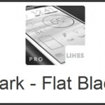 Lines Dark - Flat Black Icons Android apk v1.0.1 (MEGA)