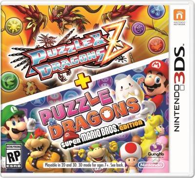 Puzzle & Dragons z + Puzzle & Dragons Super Mario Bros edition 3ds cia (MEGA)