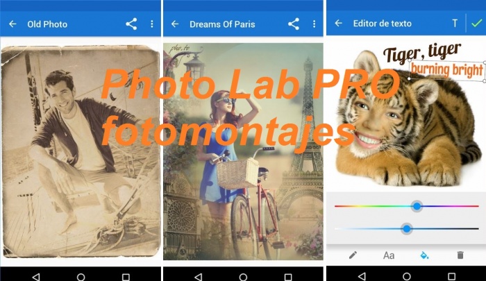 edición de fotomontajes desde tu móvil