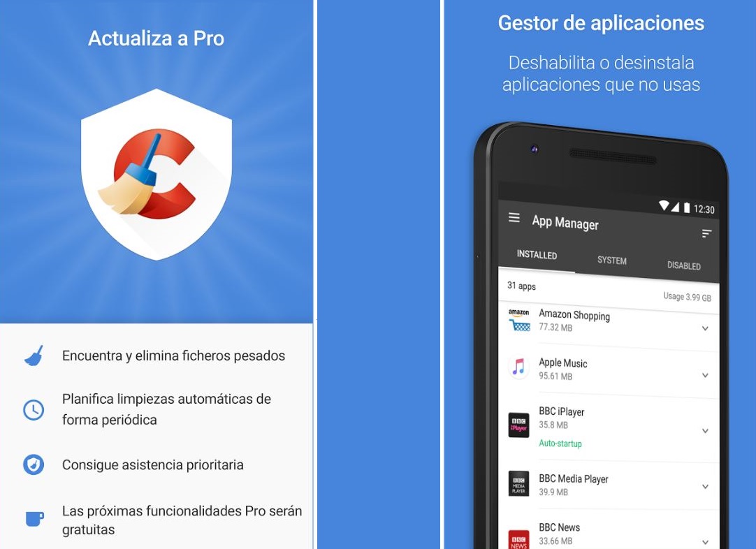 CCleaner versión móvil