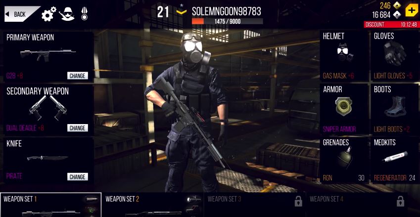 Modern Strike Juego de Pistola