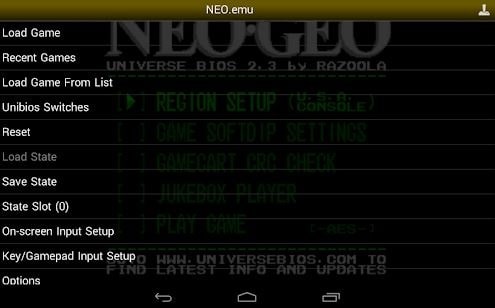 Emulador de Neogeo para Android gratis