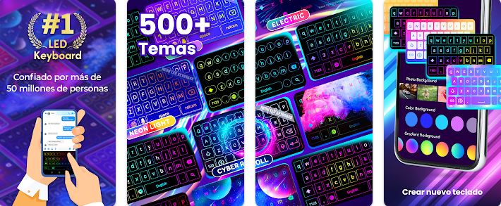 Neon LED Keyboard: RGB & Emoji apk Full Mod (MEGA)