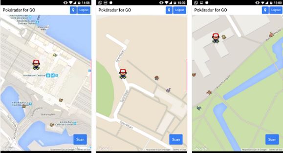 Pokéradar for GO Android apk v0.2.4 (MEGA)