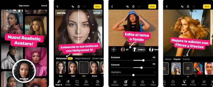 Lensa: editor de fotos & AI