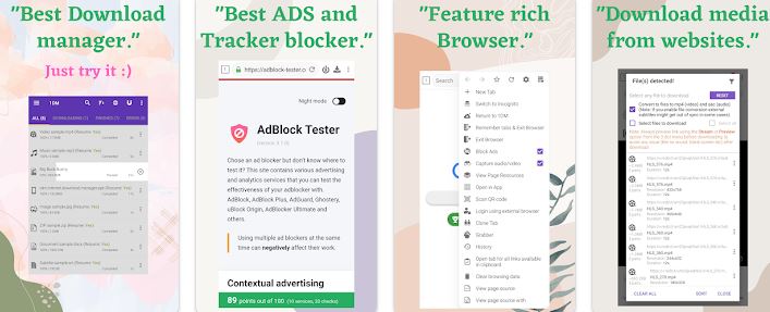 1DM+: Browser & Video Download