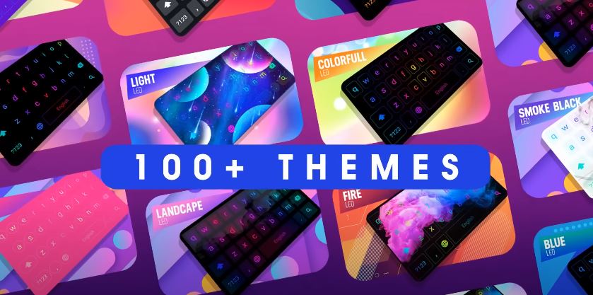 Neon LED Keyboard: RGB & Emoji (Premium)