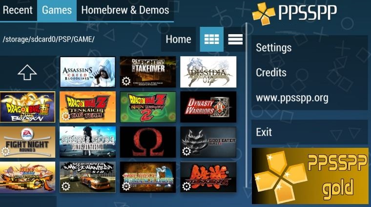PPSSPP Gold Mobile