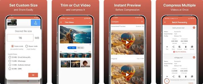 Compresor video - Comprimir app